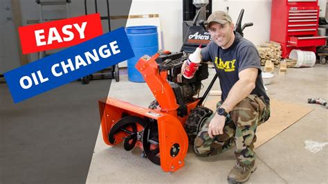 This is the trick for keeping your motors running until the bodies fall off, change it after the season is over. . Changing oil in ariens snowblower